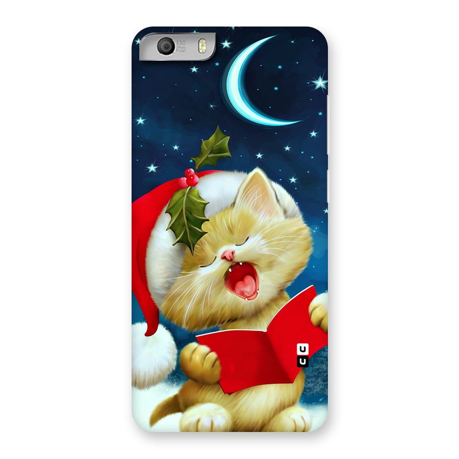 Christmas Cat Back Case for Micromax Canvas Knight 2