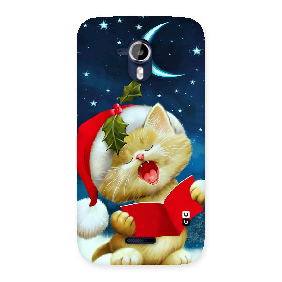 Christmas Cat Back Case for Micromax Canvas Magnus A117