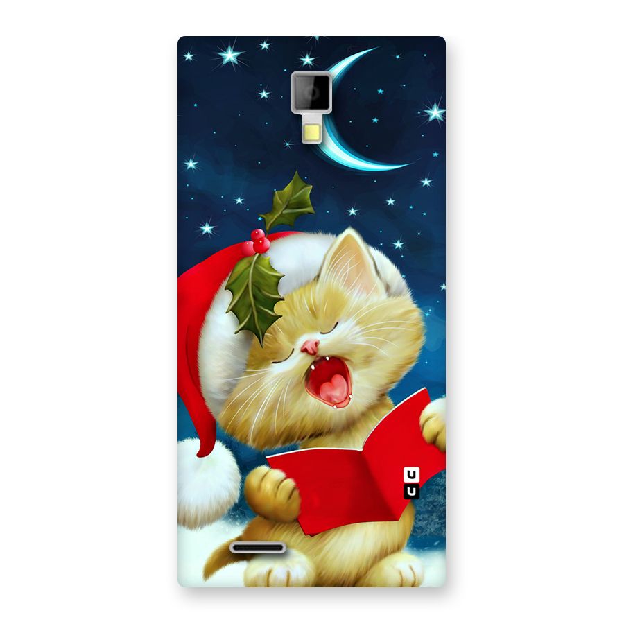Christmas Cat Back Case for Micromax Canvas Xpress A99