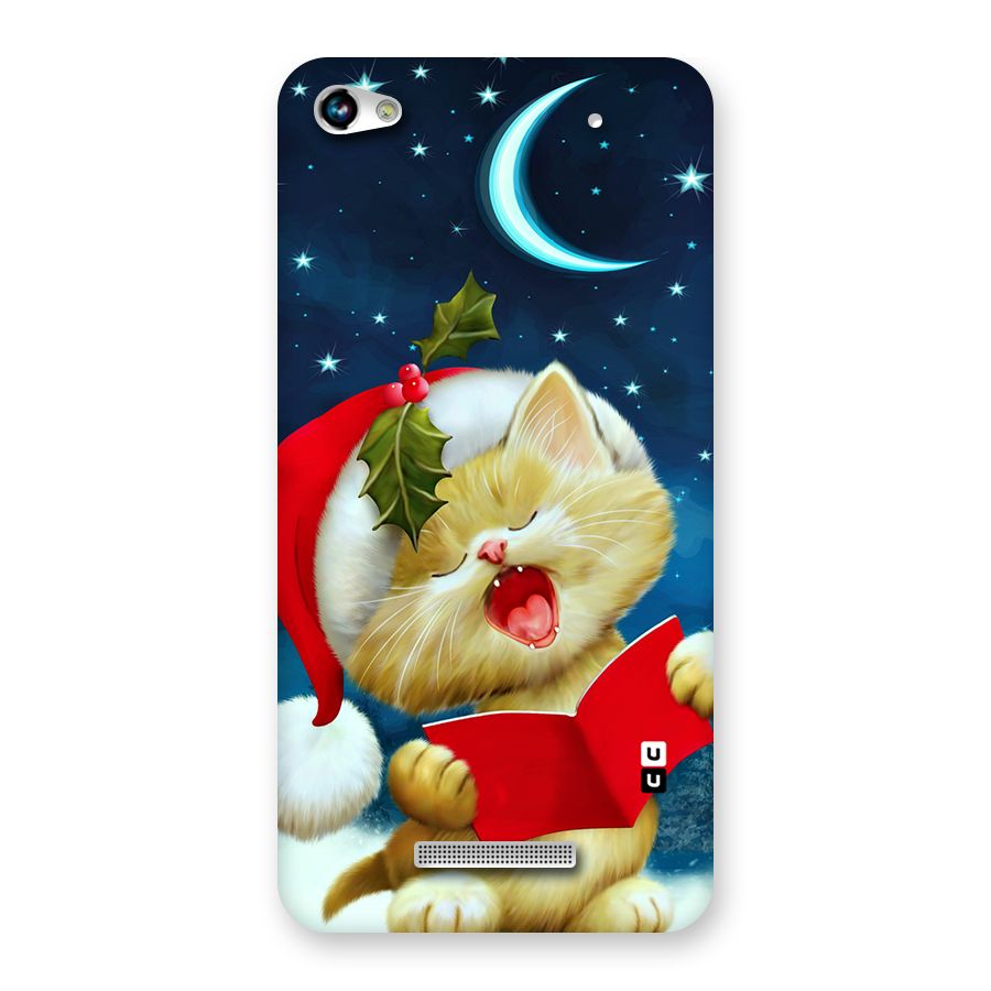 Christmas Cat Back Case for Micromax Hue 2