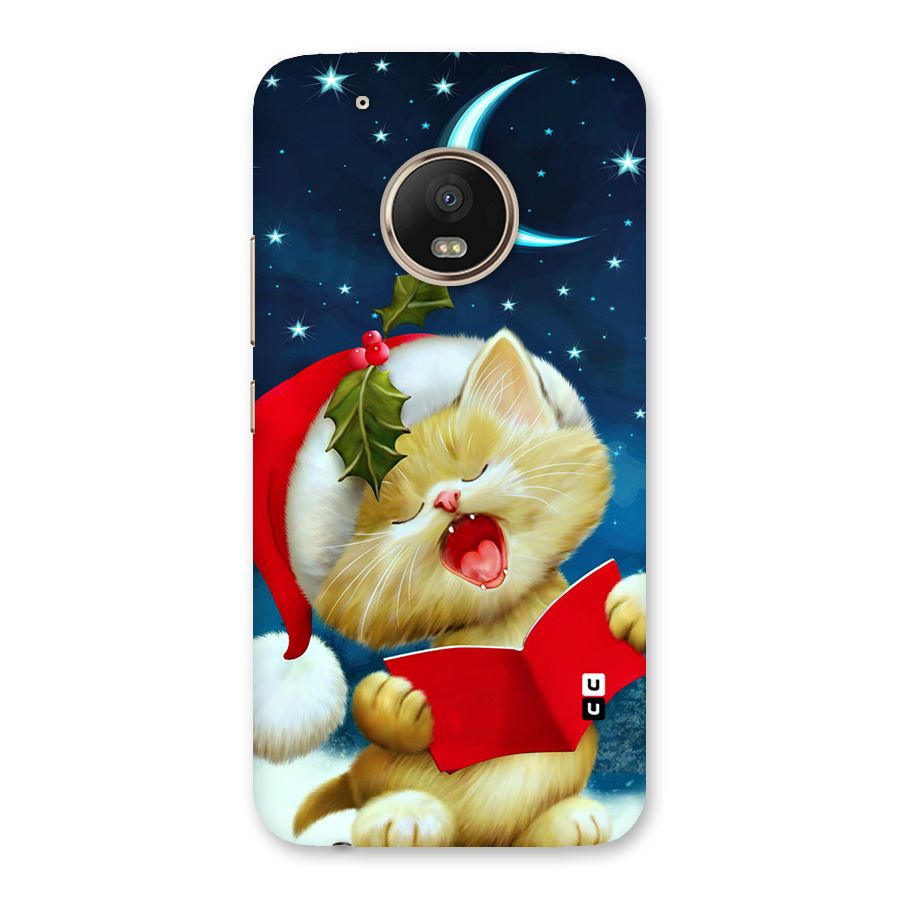 Christmas Cat Back Case for Moto G5 Plus