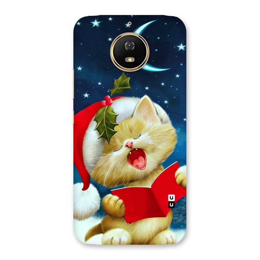 Christmas Cat Back Case for Moto G5s
