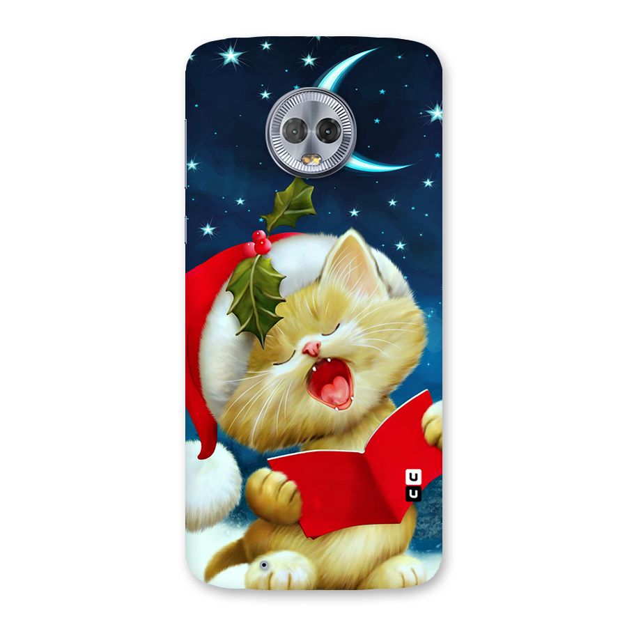 Christmas Cat Back Case for Moto G6