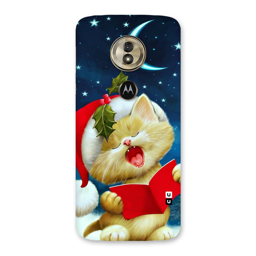 Christmas Cat Back Case for Moto G6 Play
