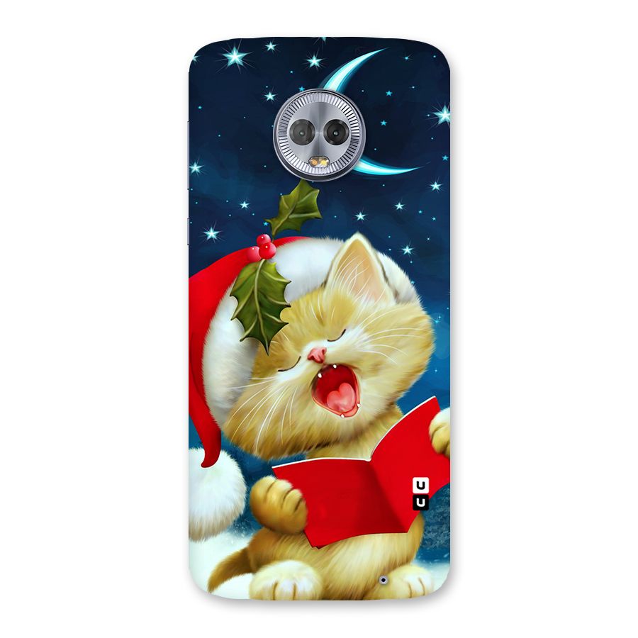 Christmas Cat Back Case for Moto G6 Plus