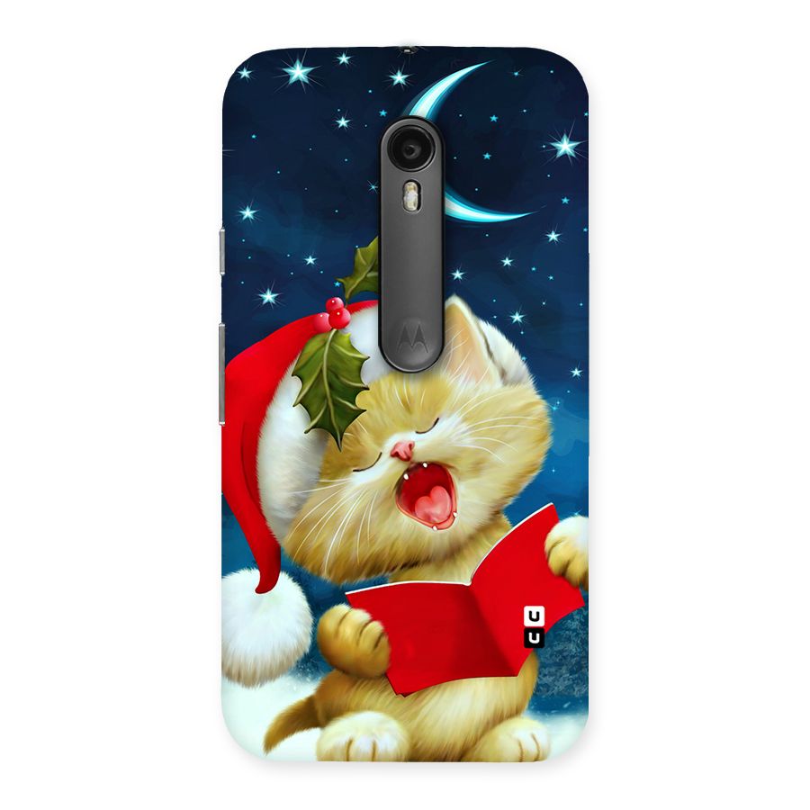 Christmas Cat Back Case for Moto G Turbo