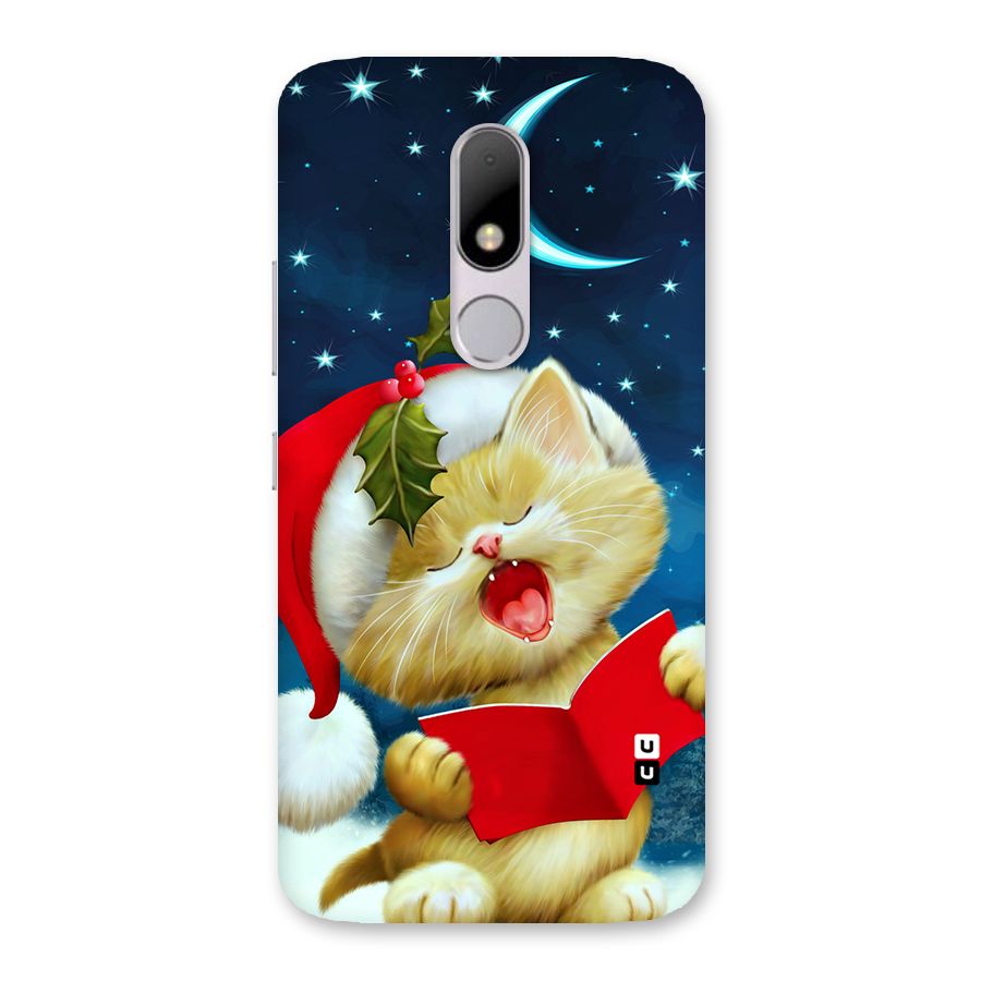 Christmas Cat Back Case for Moto M