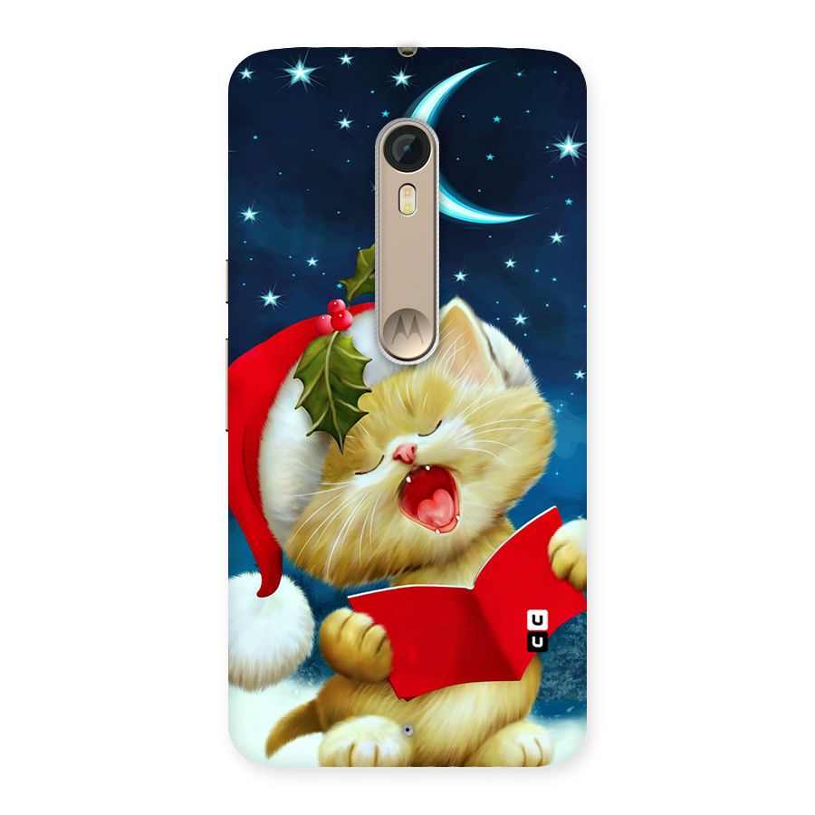 Christmas Cat Back Case for Motorola Moto X Style