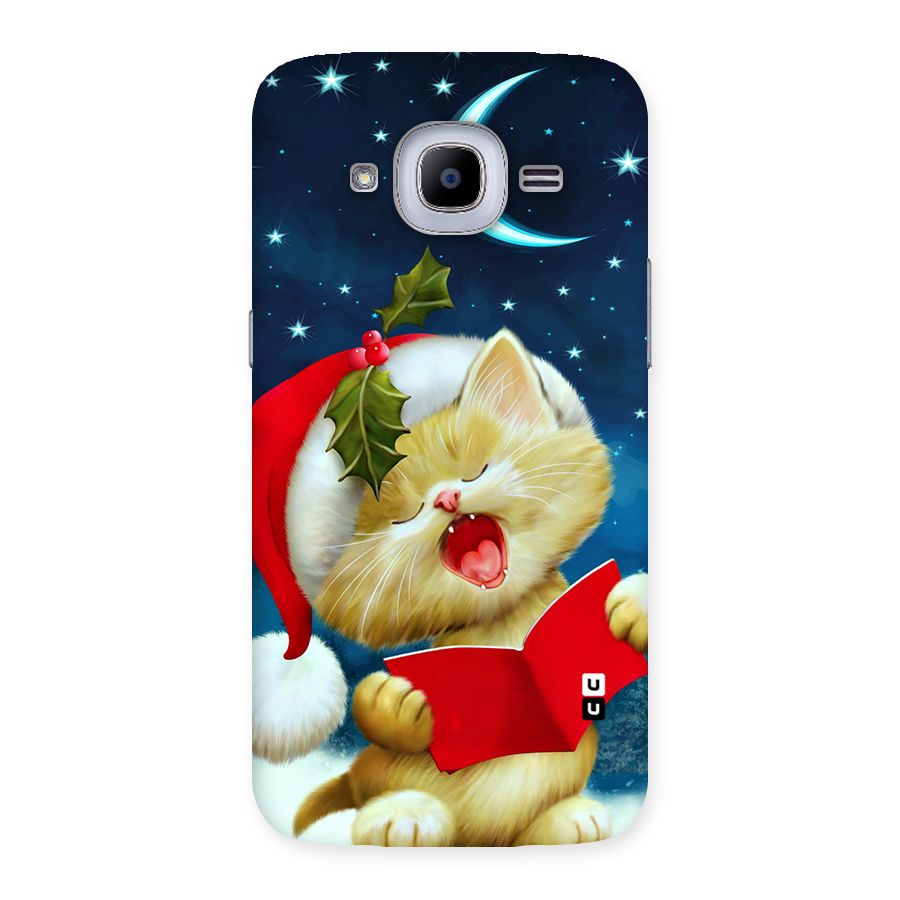 Christmas Cat Back Case for Samsung Galaxy J2 Pro