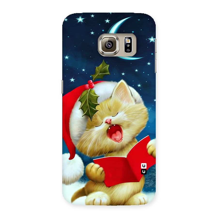 Christmas Cat Back Case for Samsung Galaxy S6 Edge