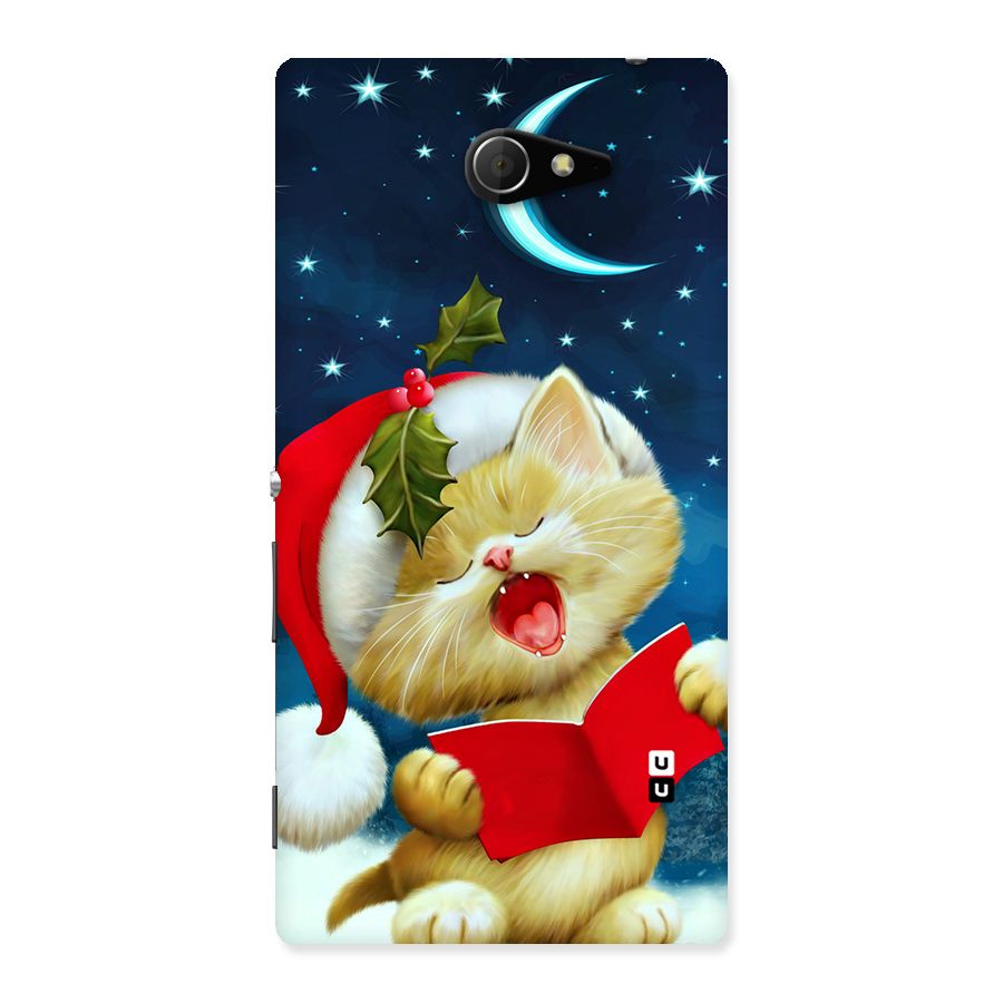 Christmas Cat Back Case for Sony Xperia M2