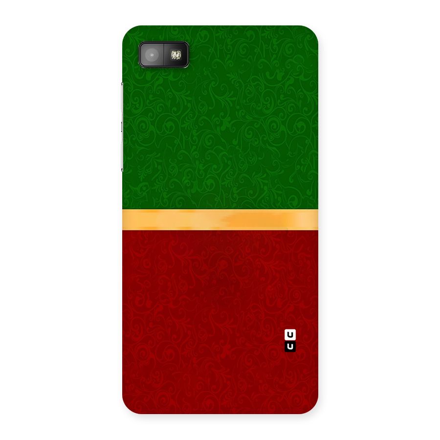 Christmas Colors Stripe Back Case for Blackberry Z10