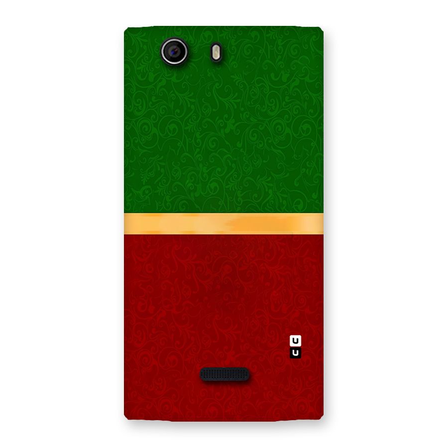 Christmas Colors Stripe Back Case for Canvas Nitro 2 E311