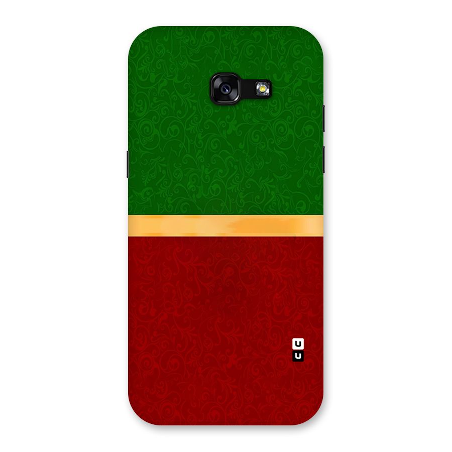 Christmas Colors Stripe Back Case for Galaxy A5 2017