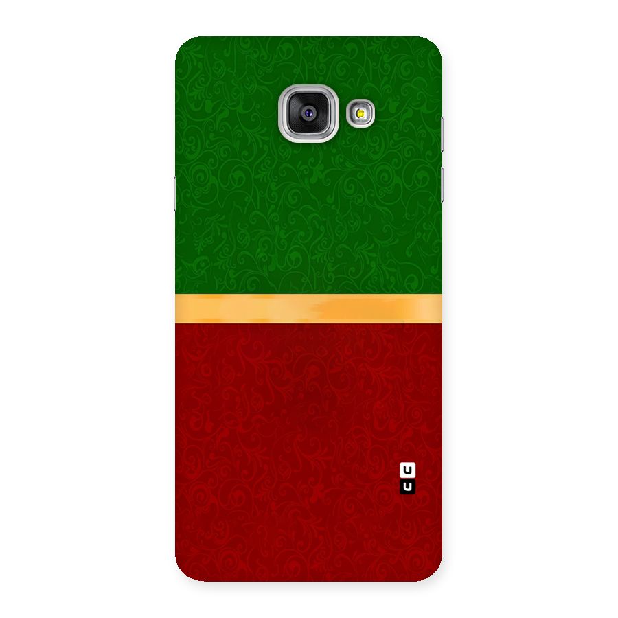 Christmas Colors Stripe Back Case for Galaxy A7 2016