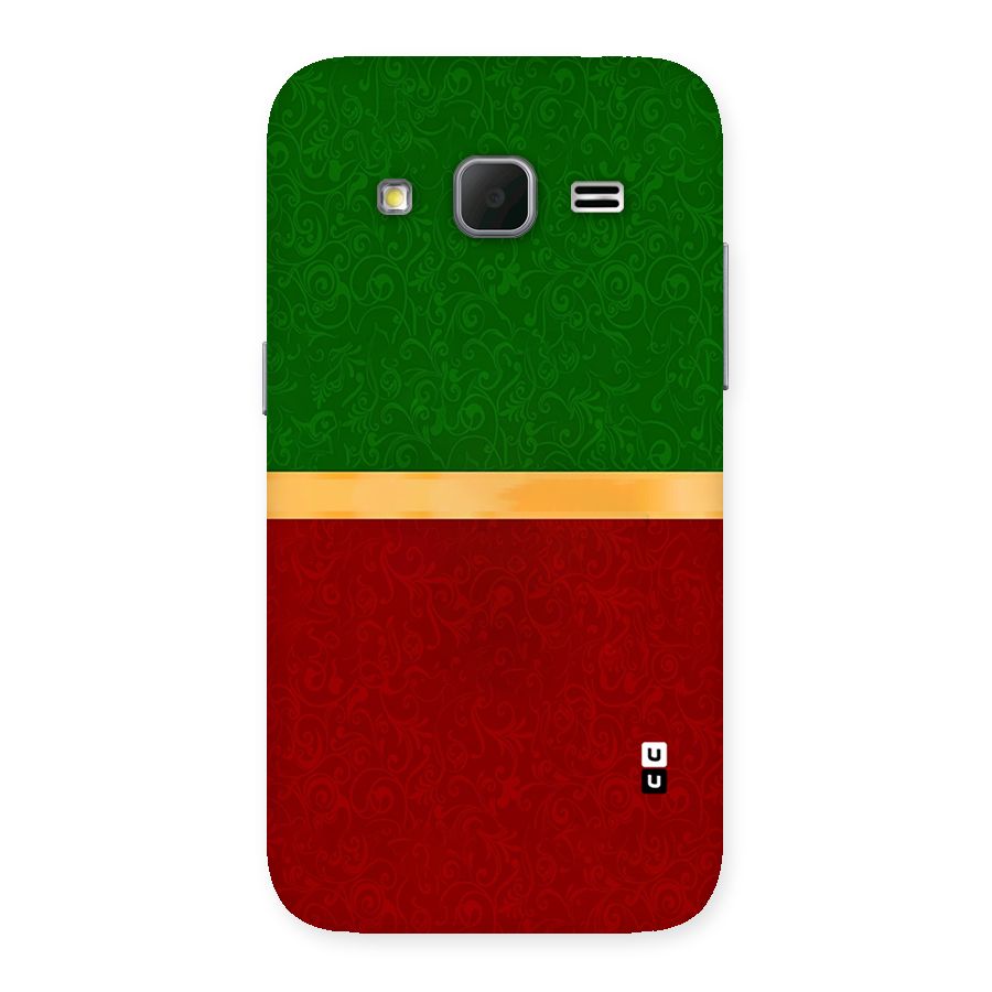 Christmas Colors Stripe Back Case for Galaxy Core Prime
