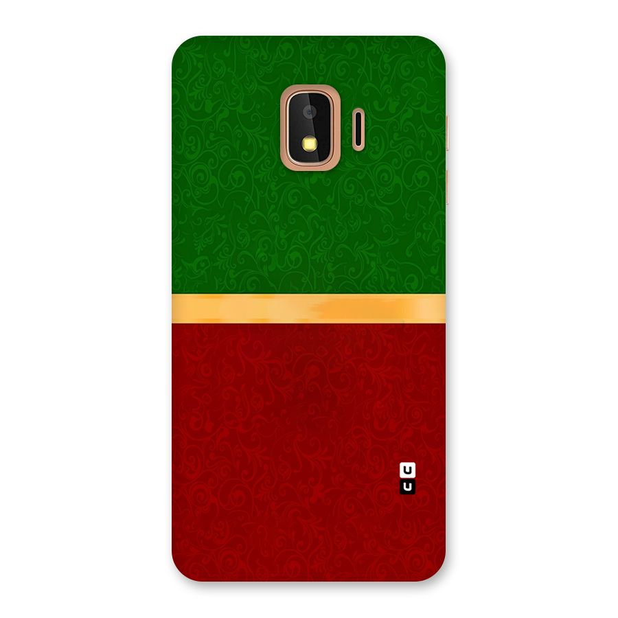 Christmas Colors Stripe Back Case for Galaxy J2 Core