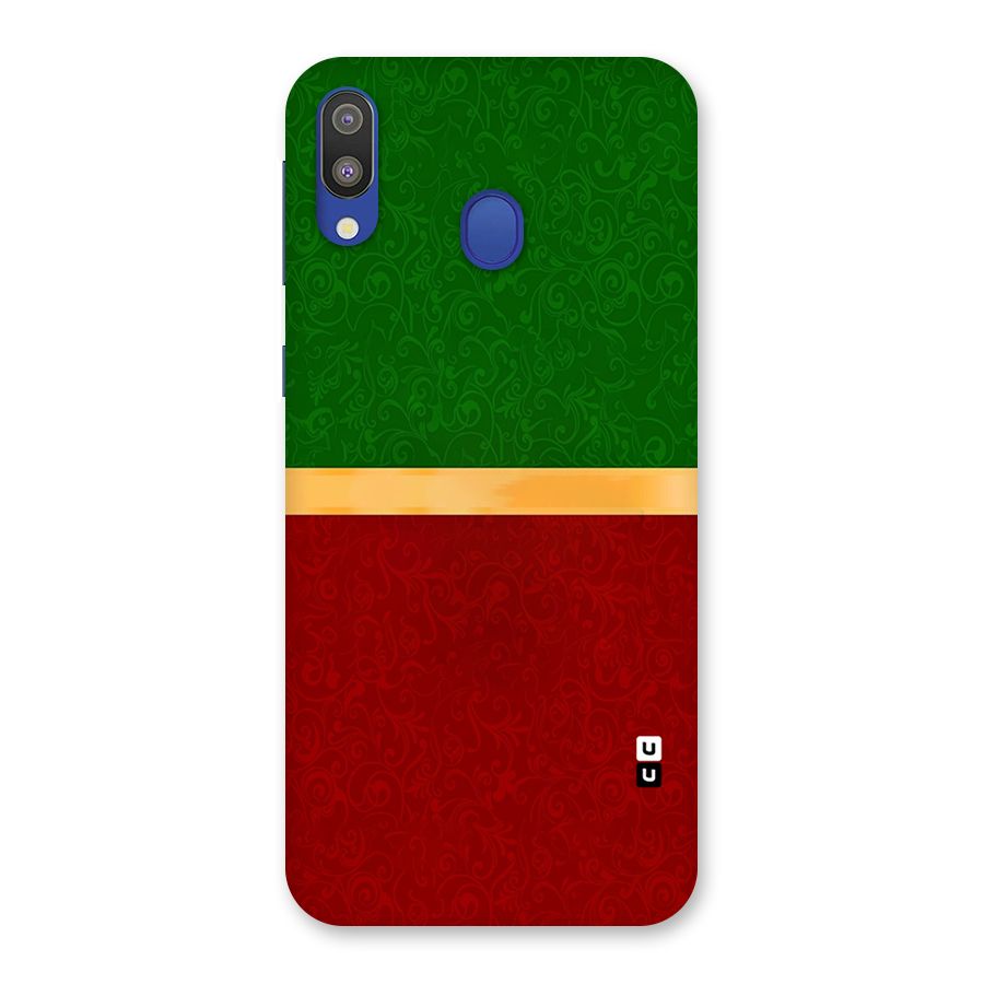 Christmas Colors Stripe Back Case for Galaxy M20