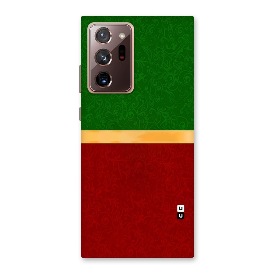Christmas Colors Stripe Back Case for Galaxy Note 20 Ultra