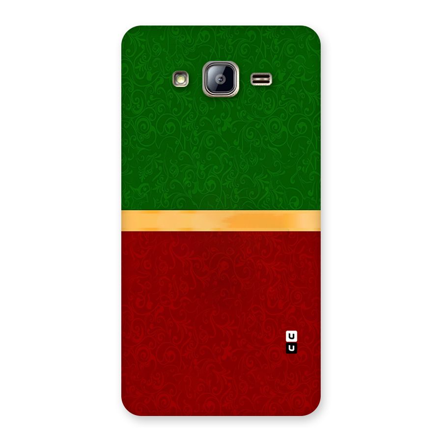 Christmas Colors Stripe Back Case for Galaxy On5