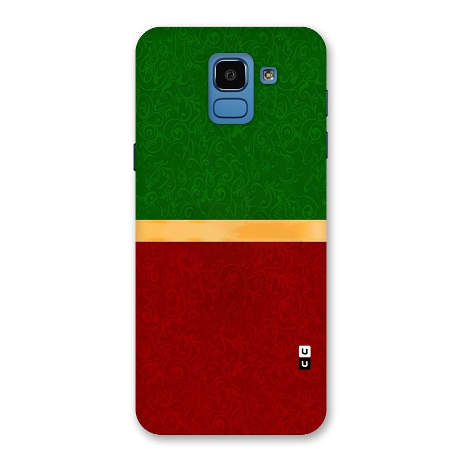 Christmas Colors Stripe Back Case for Galaxy On6