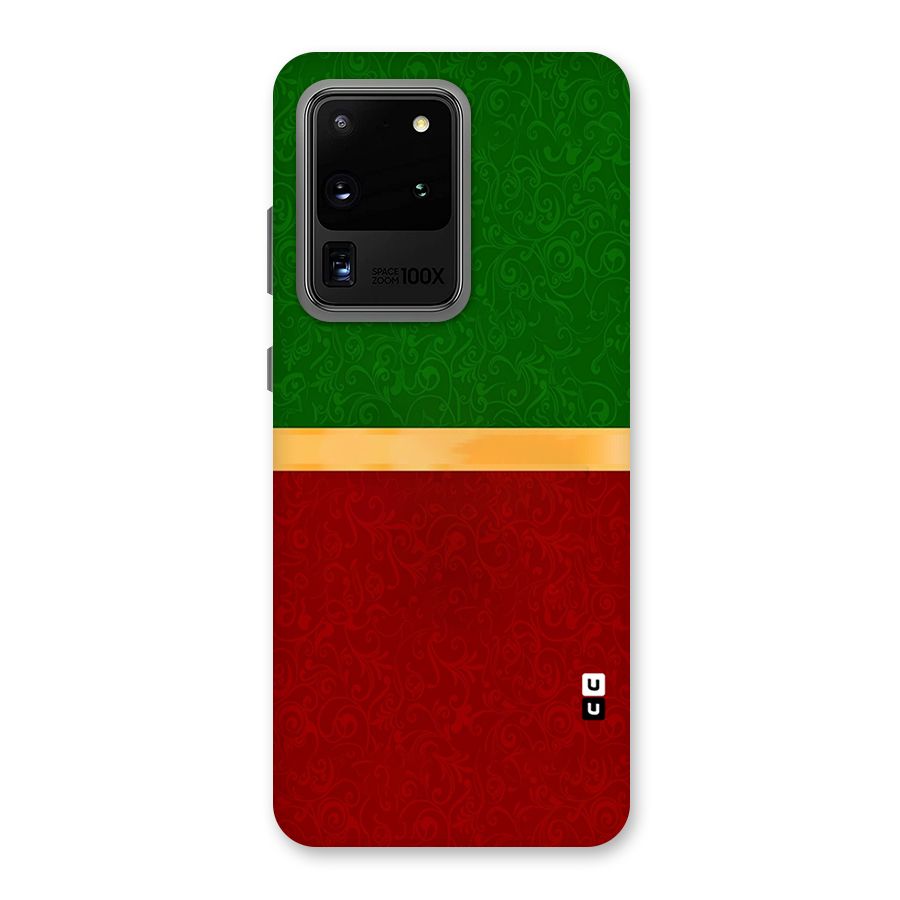 Christmas Colors Stripe Back Case for Galaxy S20 Ultra