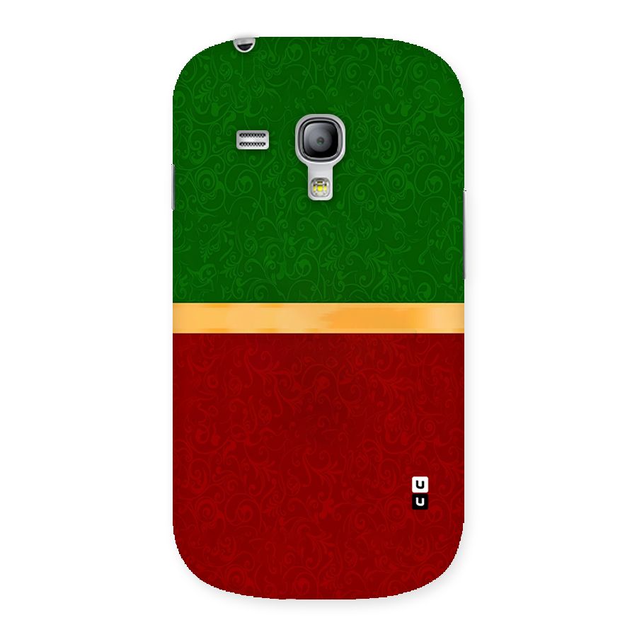 Christmas Colors Stripe Back Case for Galaxy S3 Mini