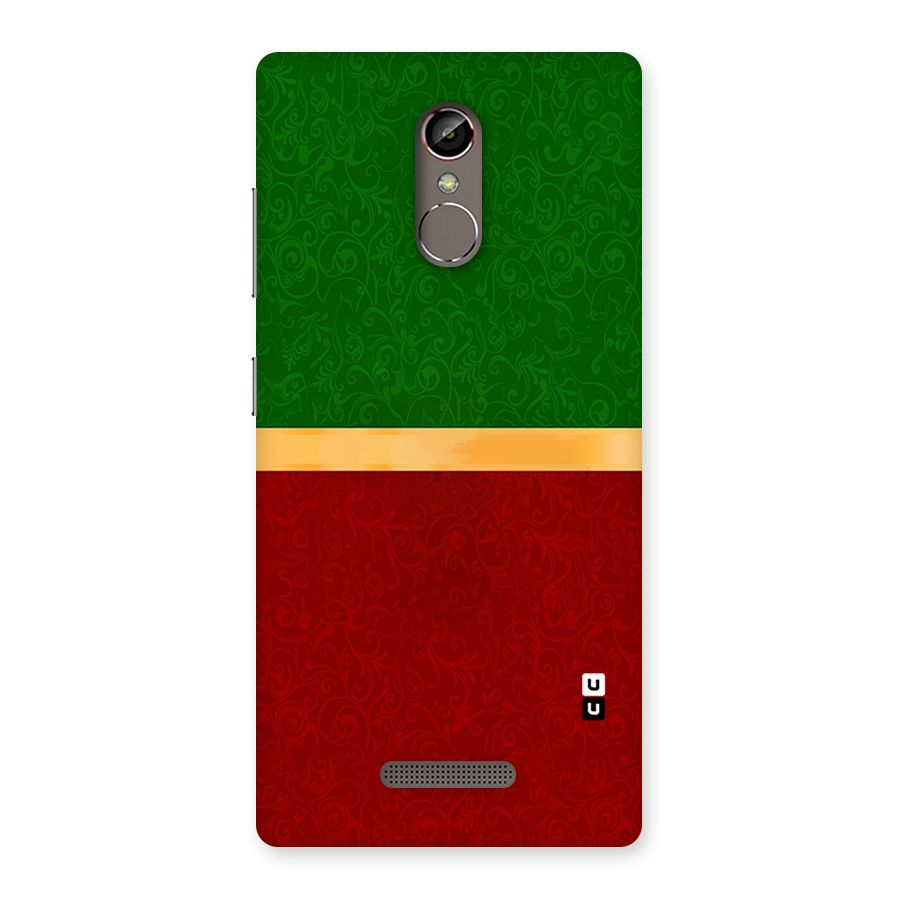 Christmas Colors Stripe Back Case for Gionee S6s