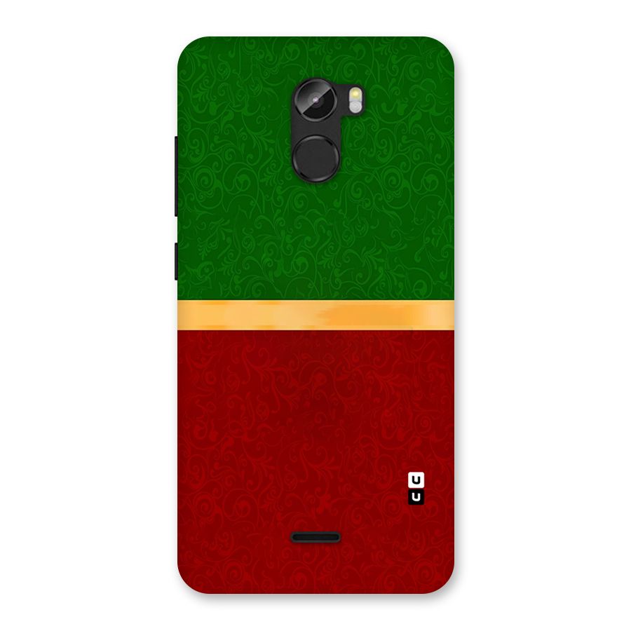 Christmas Colors Stripe Back Case for Gionee X1