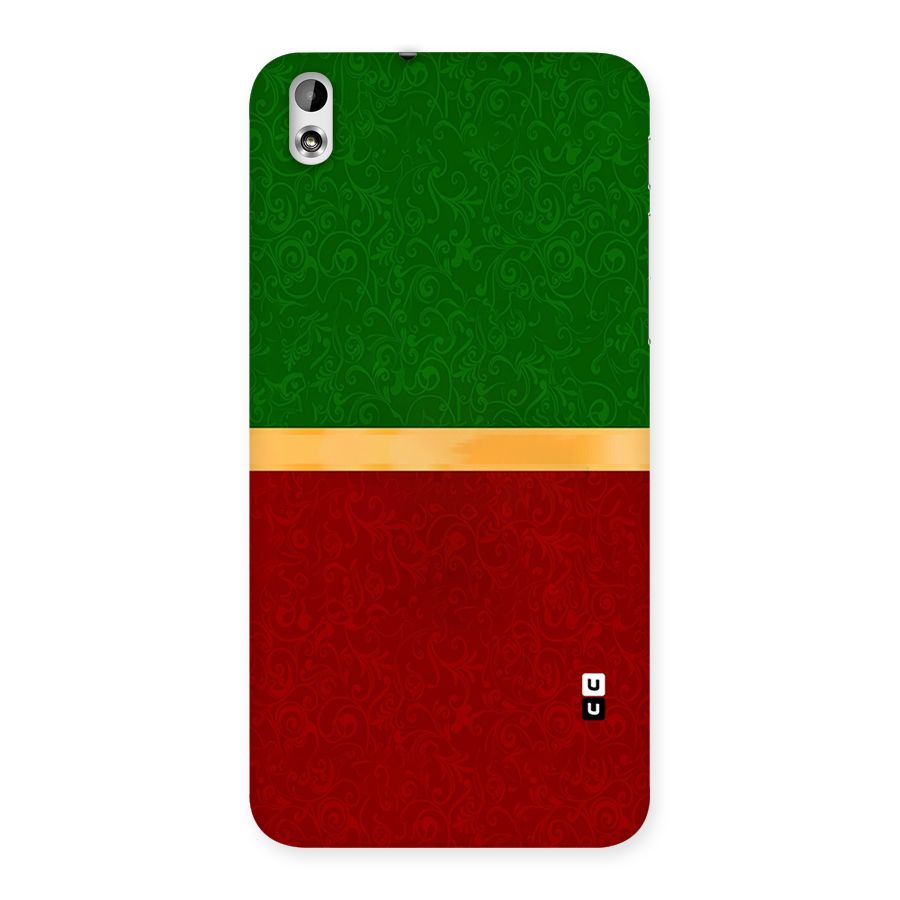 Christmas Colors Stripe Back Case for HTC Desire 816g