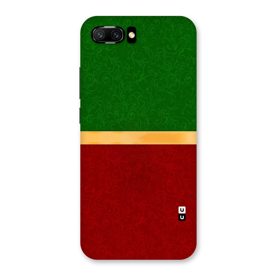 Christmas Colors Stripe Back Case for Honor 10