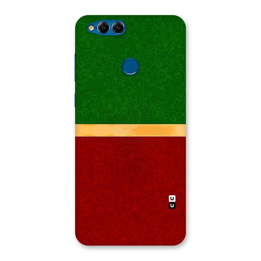 Christmas Colors Stripe Back Case for Honor 7X