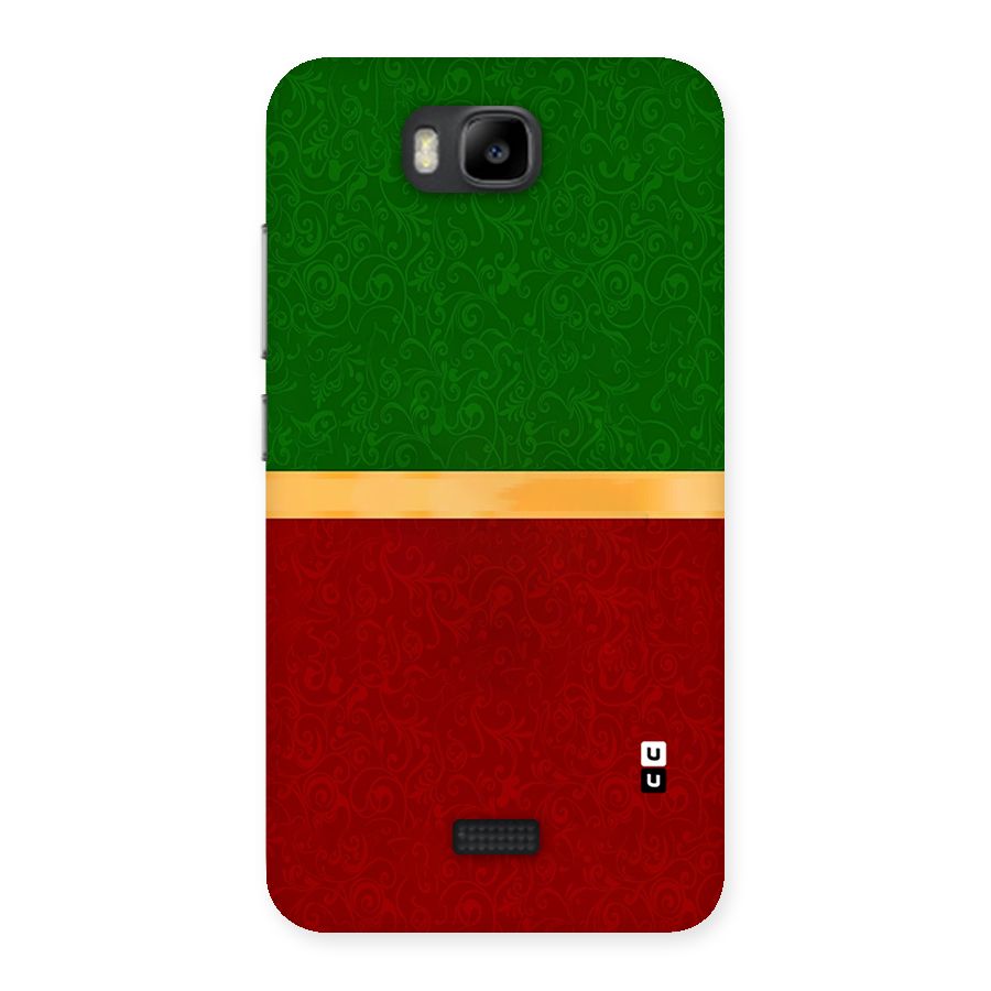 Christmas Colors Stripe Back Case for Honor Bee