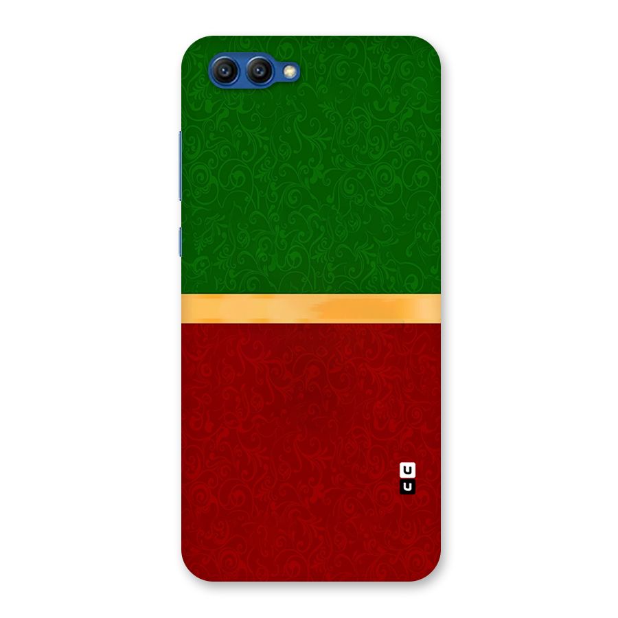 Christmas Colors Stripe Back Case for Honor View 10