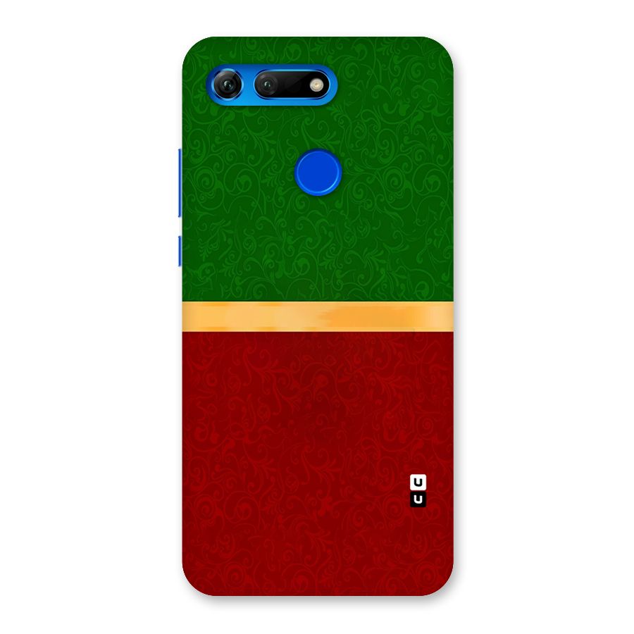 Christmas Colors Stripe Back Case for Honor View 20