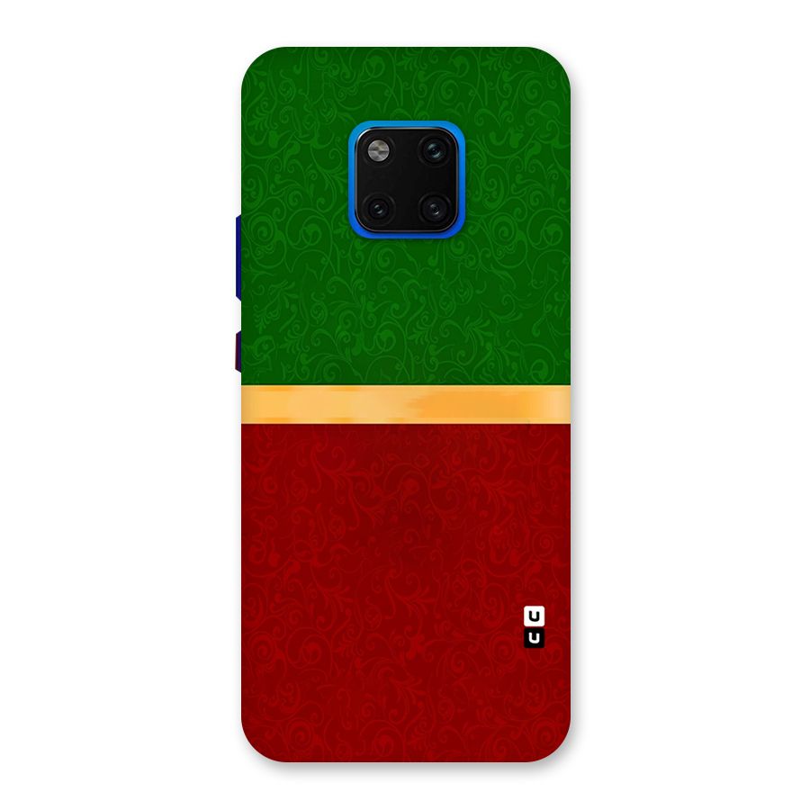Christmas Colors Stripe Back Case for Huawei Mate 20 Pro