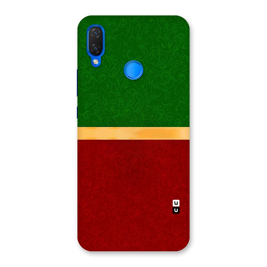 Christmas Colors Stripe Back Case for Huawei P Smart+