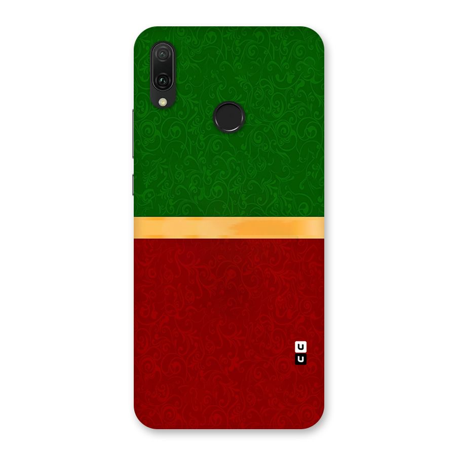 Christmas Colors Stripe Back Case for Huawei Y9 (2019)