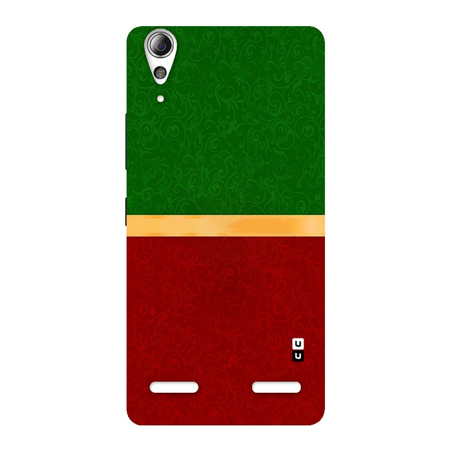 Christmas Colors Stripe Back Case for Lenovo A6000 Plus