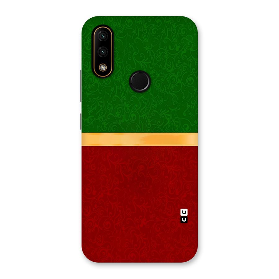 Christmas Colors Stripe Back Case for Lenovo A6 Note