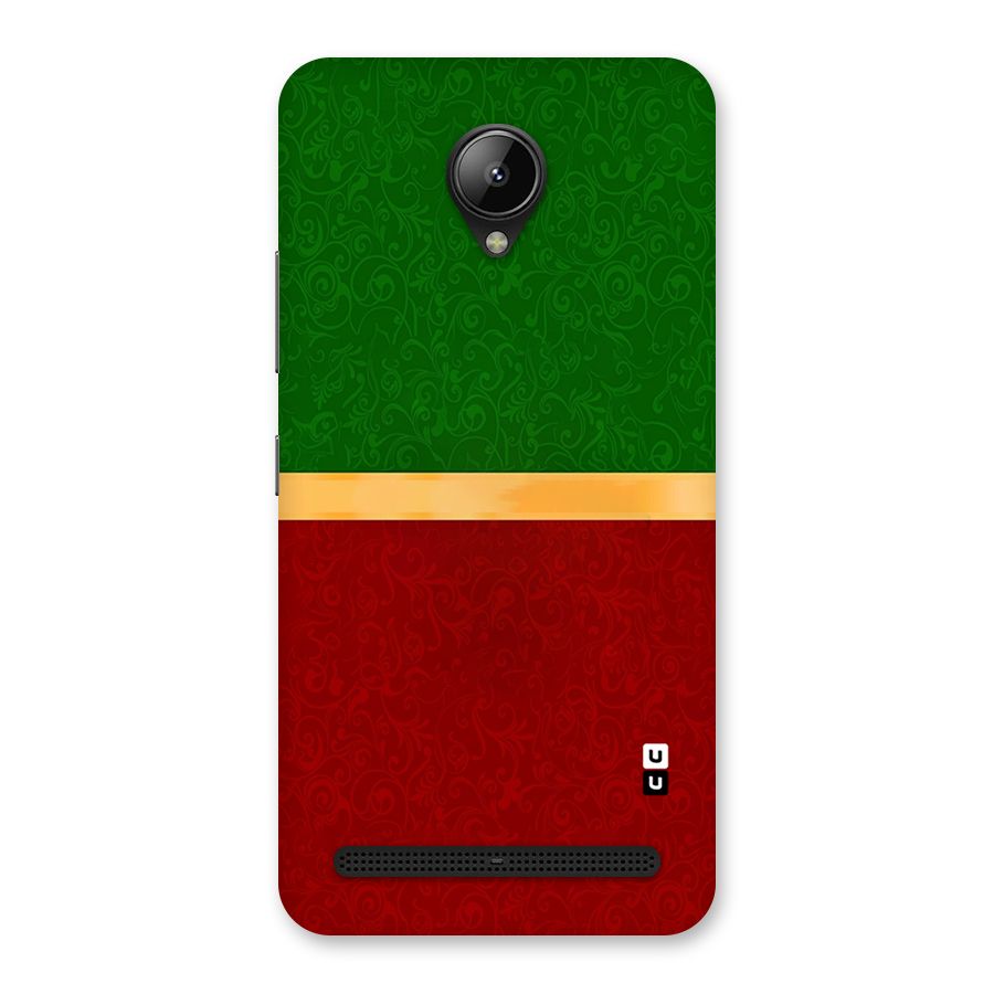Christmas Colors Stripe Back Case for Lenovo C2