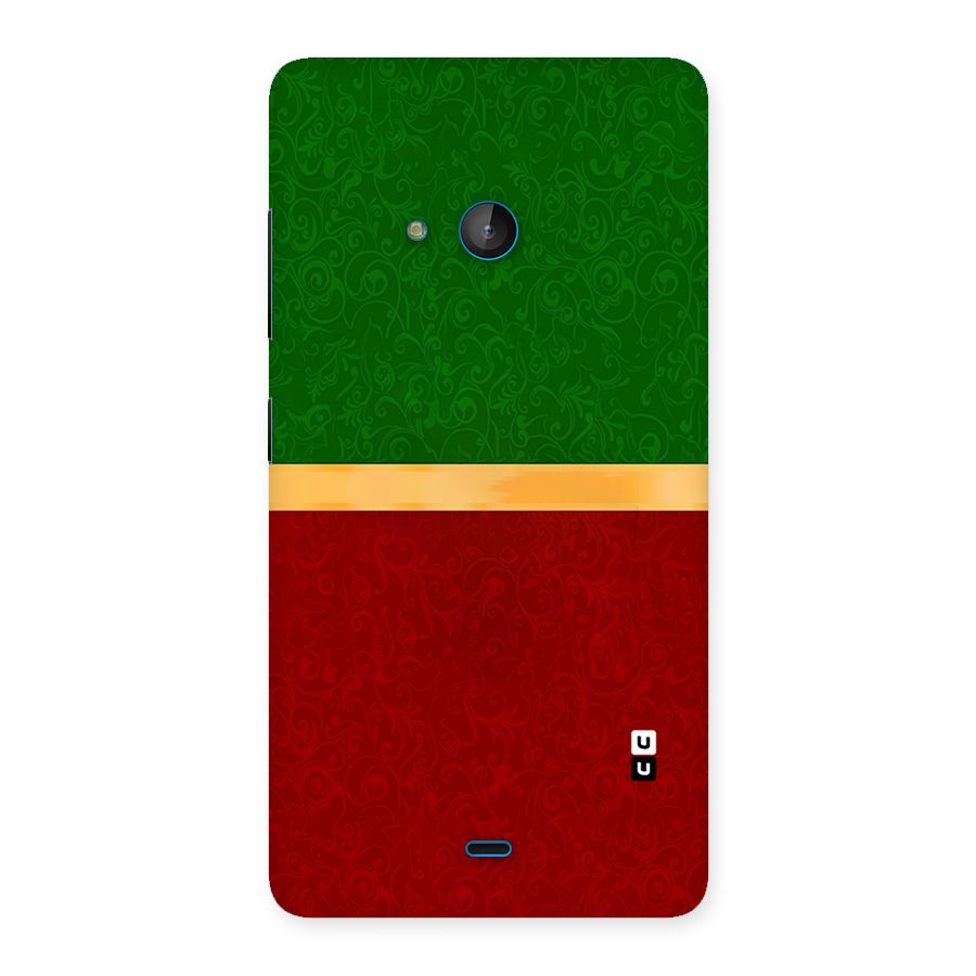 Christmas Colors Stripe Back Case for Lumia 540