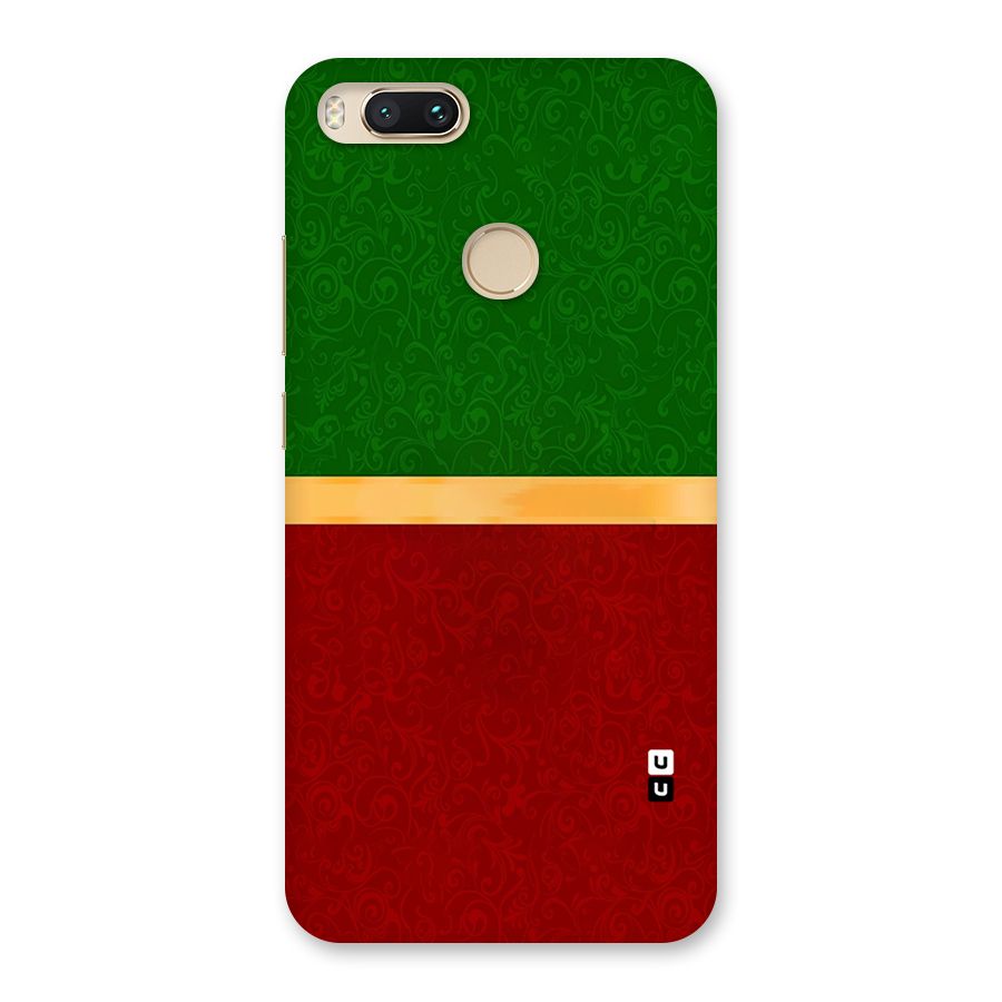 Christmas Colors Stripe Back Case for Mi A1
