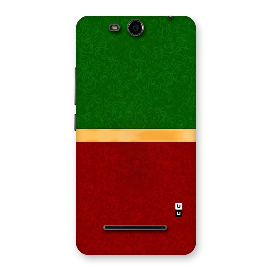 Christmas Colors Stripe Back Case for Micromax Canvas Juice 3 Q392