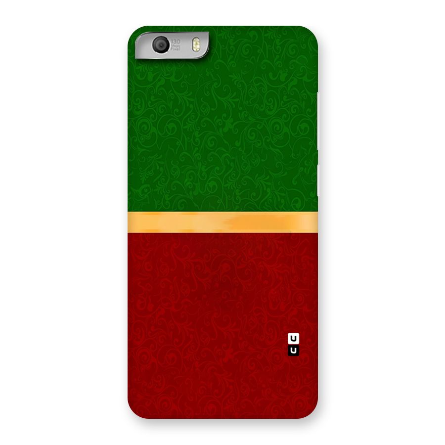 Christmas Colors Stripe Back Case for Micromax Canvas Knight 2