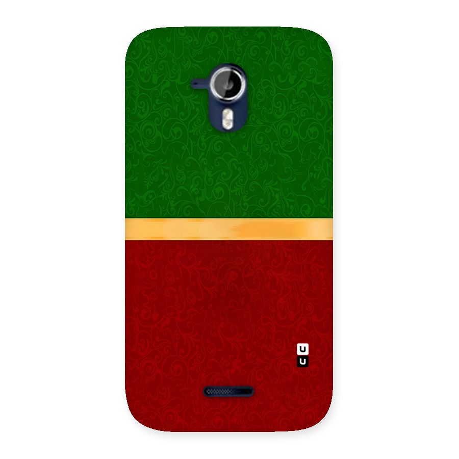 Christmas Colors Stripe Back Case for Micromax Canvas Magnus A117