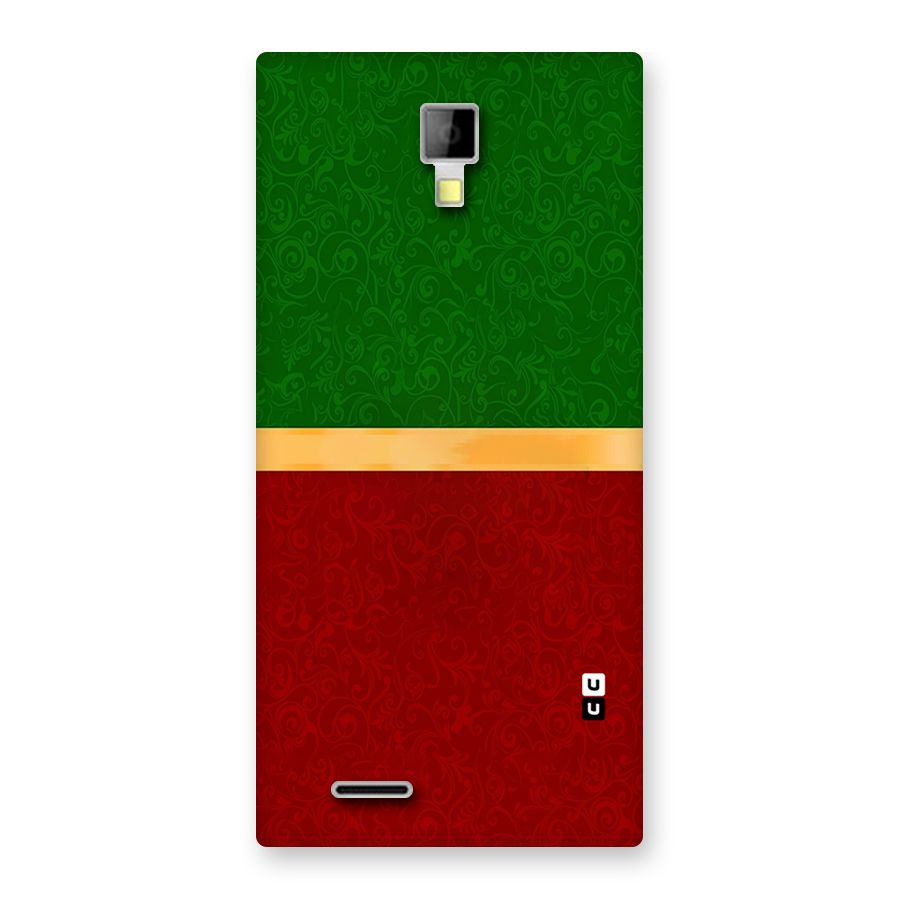 Christmas Colors Stripe Back Case for Micromax Canvas Xpress A99