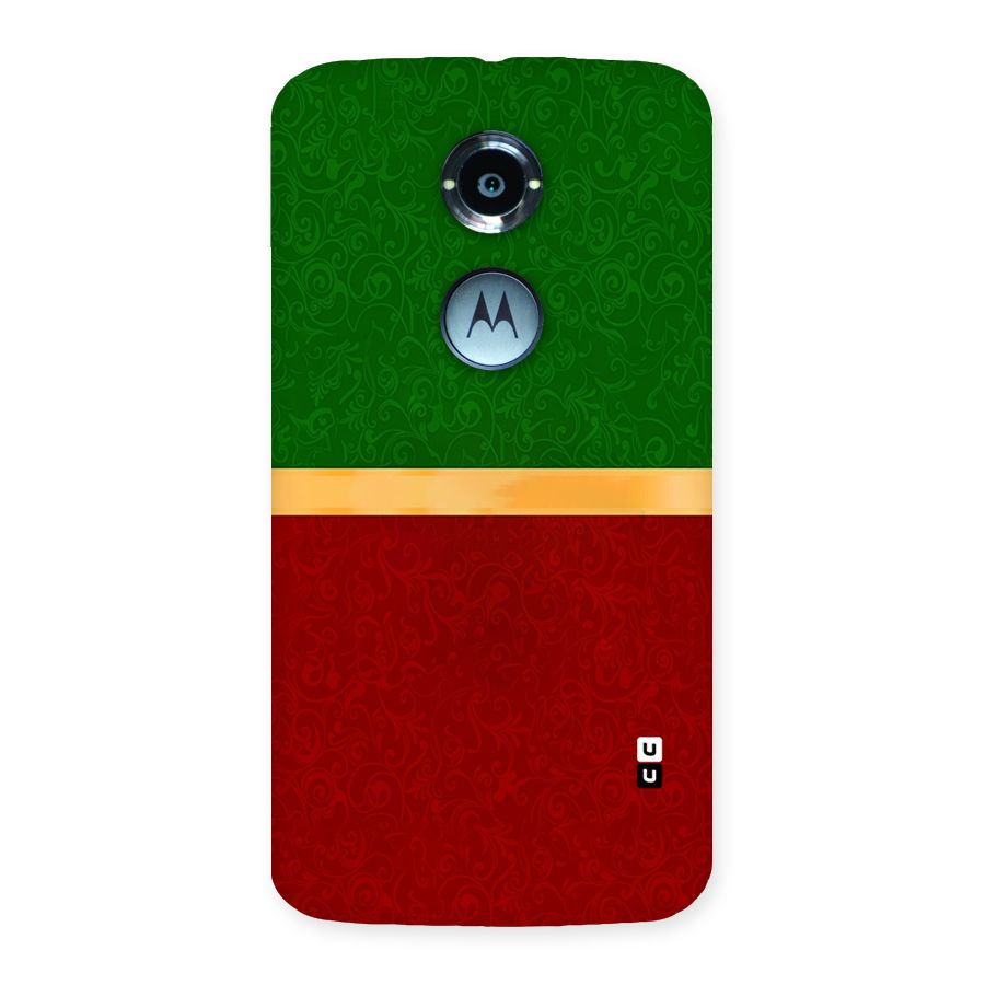 Christmas Colors Stripe Back Case for Moto X 2nd Gen