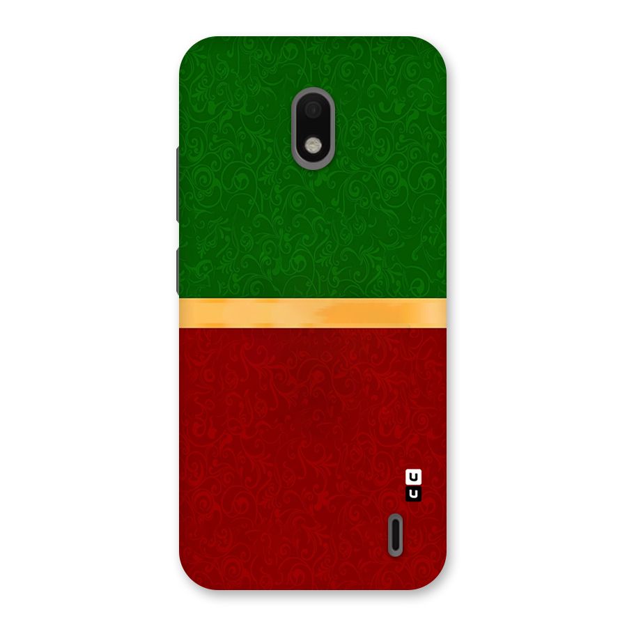 Christmas Colors Stripe Back Case for Nokia 2.2