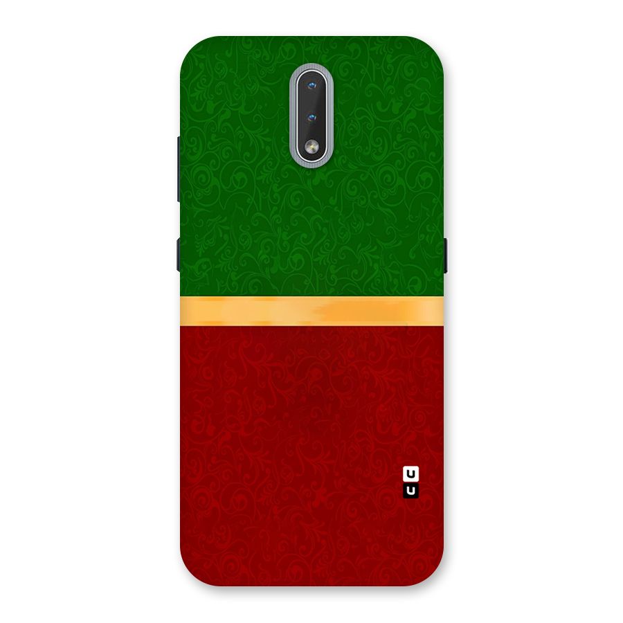 Christmas Colors Stripe Back Case for Nokia 2.3
